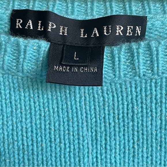 Ralph Lauren Cashmere Boatneck Sparkling Sweater Style 17E24 BQ NEW - Picture 8 of 10
